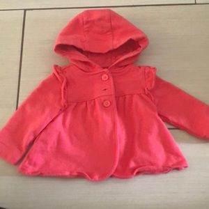 Pink baby girls thin jacket
